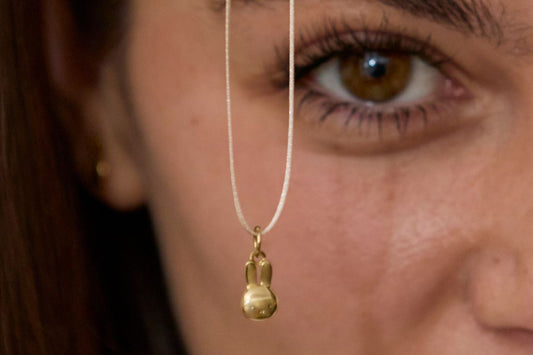 Miffy jewellery UK sterling silver 18ct gold vermeil plated necklace gift for her