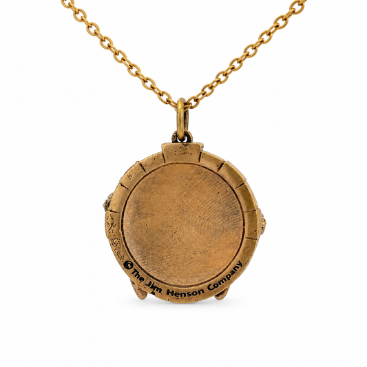 Labyrinth Ludo Bronze Necklace