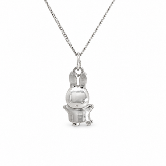 Miffy Jumping Necklace (Sterling Silver)