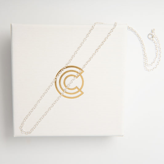 Close-up of the Sterling Silver Trace Chain Necklace, highlighting the smooth 925 silver links and secure spring ring clasp