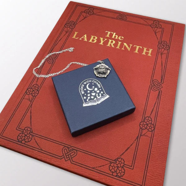Licensed To Charm Books with Charm Labyrinth Ludo Gift Set with Sterling Silver Necklace and Hardback Book
