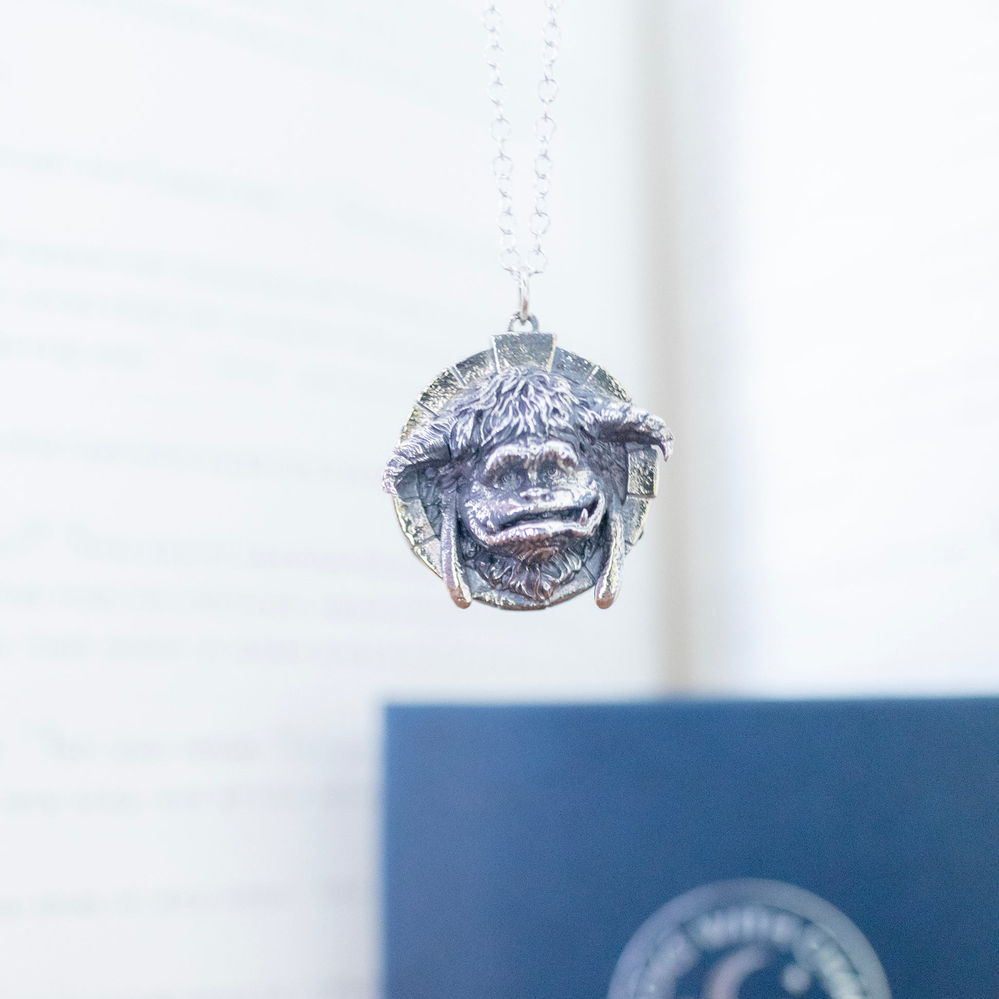 Licensed To Charm Books with Charm Ludo Necklace and Labyrinth Film Hardback Book Collector’s Gift Set