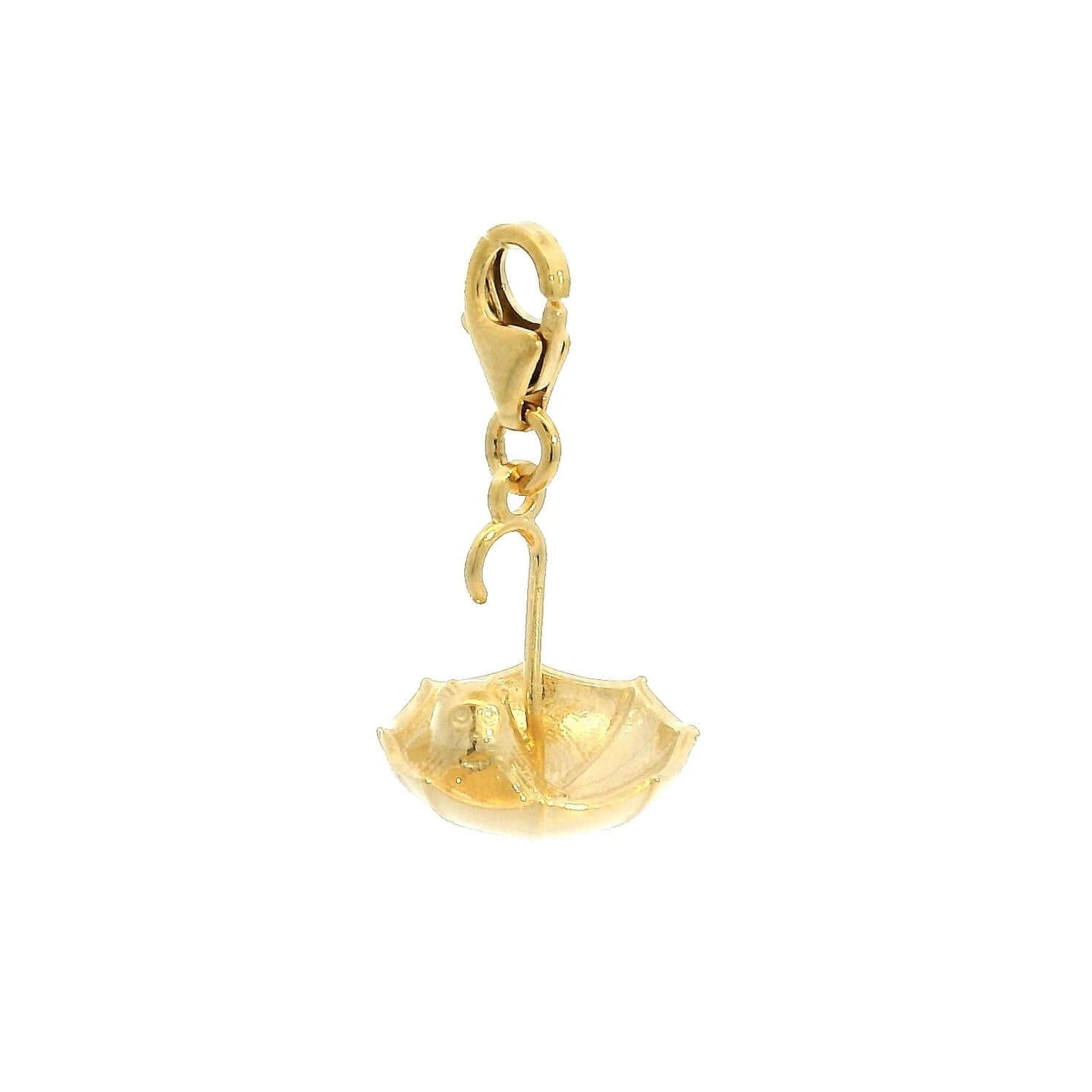Moomin Nibling Umbrella Charm in 18ct gold vermeil with clip fastening