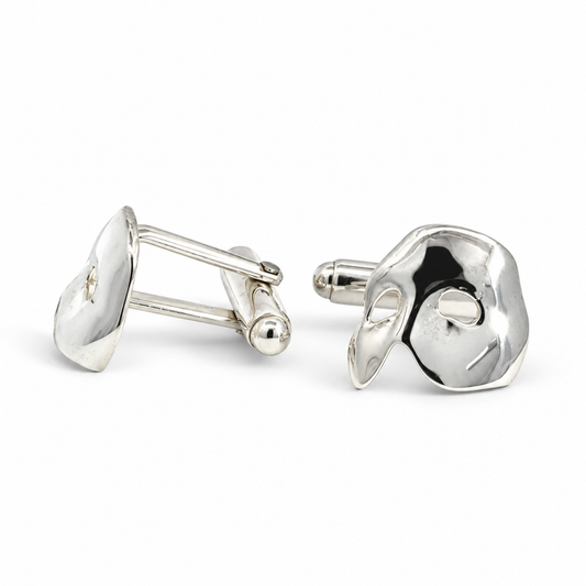 Phantom of the Opera Mask Cufflinks (Sterling Silver)