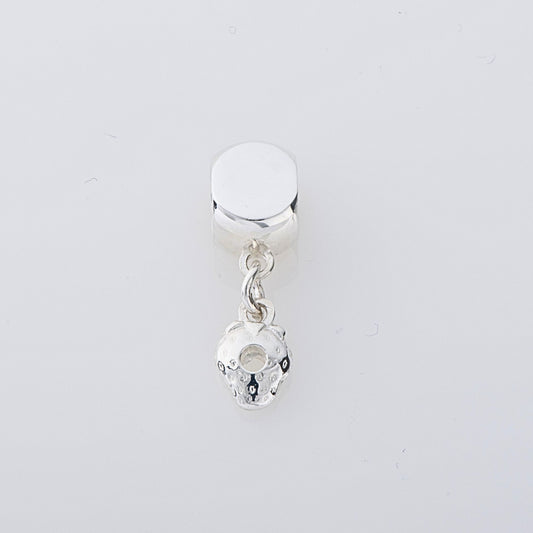 Sterling silver Very Hungry Caterpillar Strawberry Dangle Charm, a storybook-inspired keepsake, perfect for bracelets & necklaces.