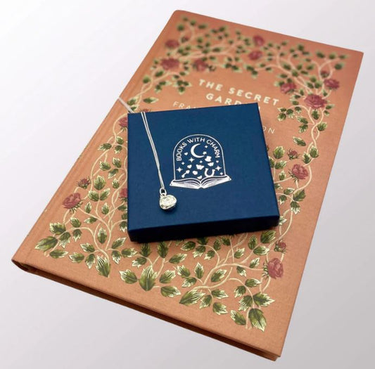 The Secret Garden Storybook & Silver Rose Pendant Gift Set