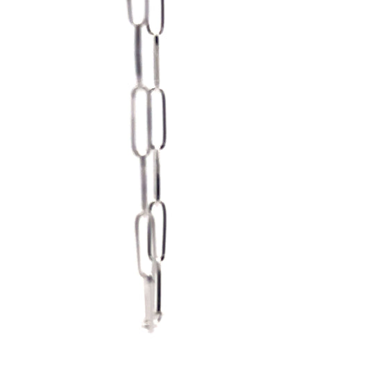 Paperclip Necklace (Sterling Silver)