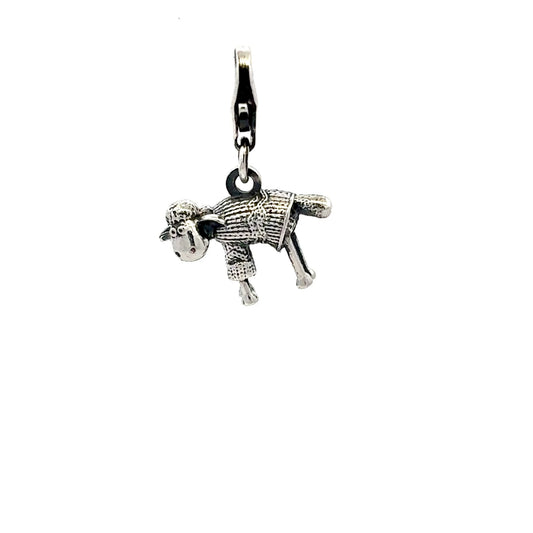 Shaun in a Jumper Clip-On Charm (Sterling Silver)