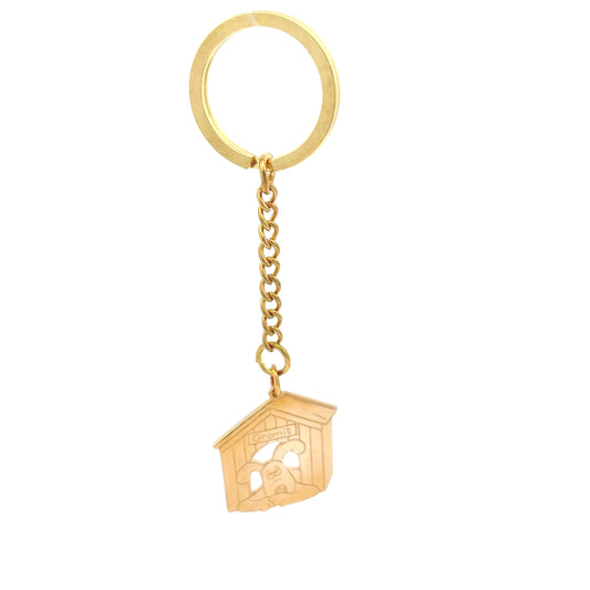 Wallace & Gromit Gromit Kennel Brass Bag Charm