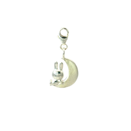 Miffy and the Moon Charm (Sterling Silver)
