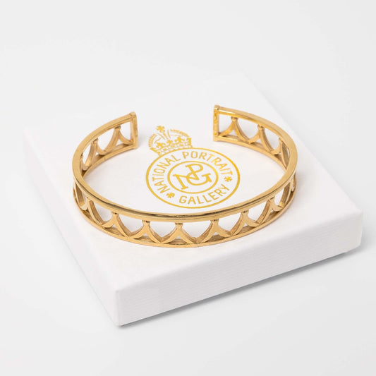 Jubilee Crown Cuff Bracelet (18ct Gold Vermeil)