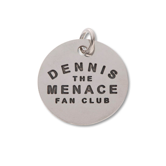 Beano Dennis Fan Club Round Mini Tag