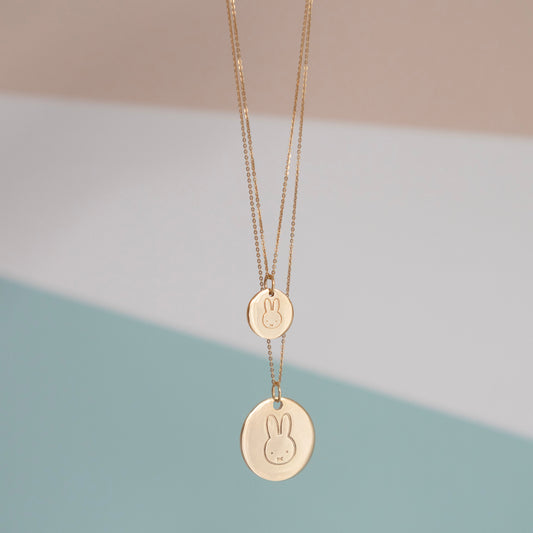 Miffy Small Disc Necklace (18ct Gold Vermeil)