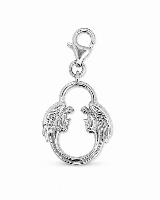 Jesus Christ Superstar clip on charm in sterling silver, official Andrew Lloyd Webber musical jewellery.