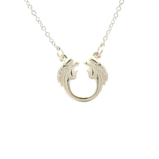 Jesus Christ Superstar sterling silver logo pendant with sculpted detail, official musical theatre jewellery.