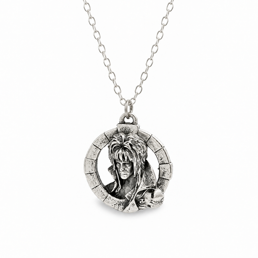 Labyrinth Jareth Goblin King sterling silver necklace