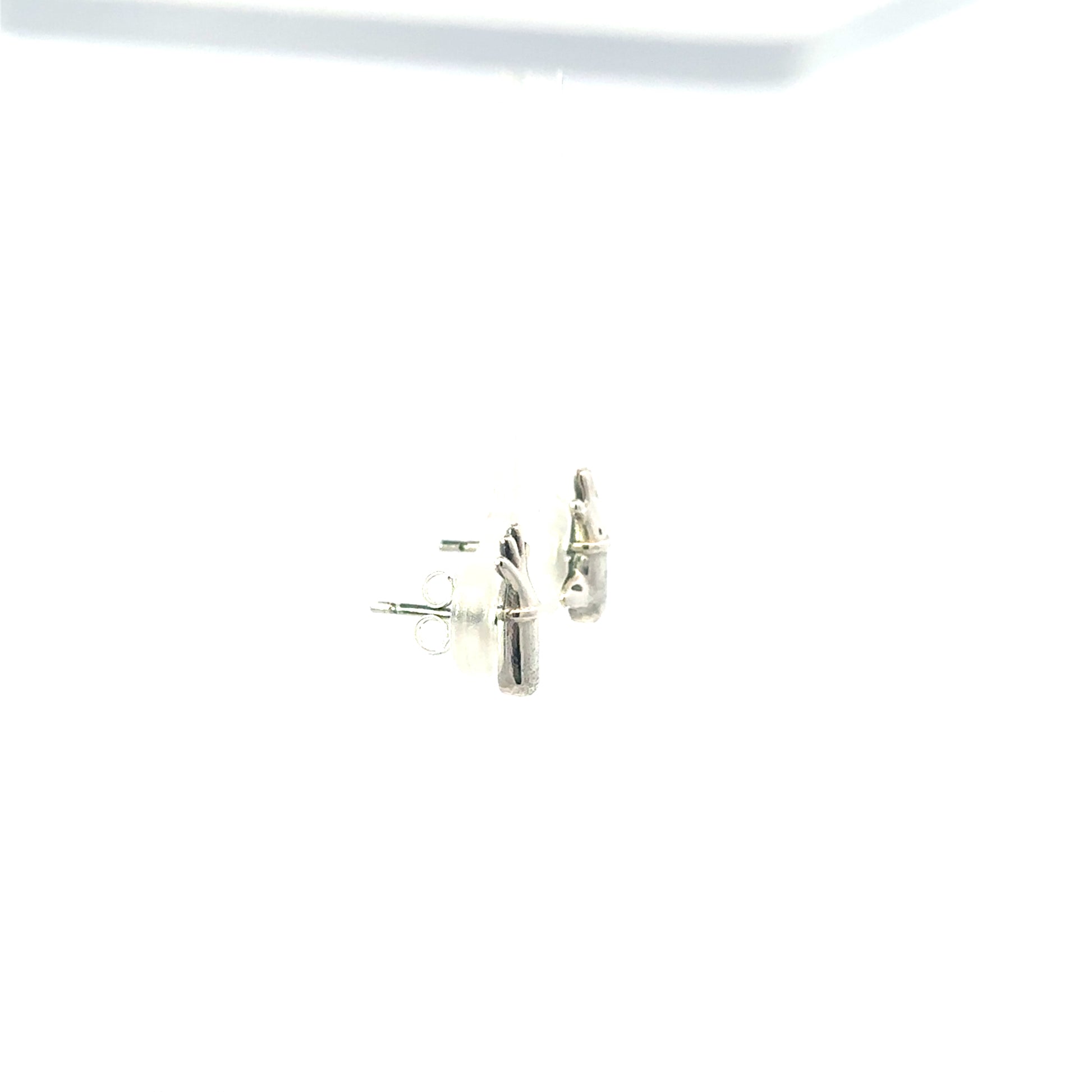 Licensed To Charm Feathers McGraw Sterling Silver Stud Earrings Side View