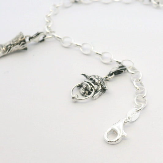 Licensed To Charm Labyrinth Ludo clip-on charm with clasp, perfect 80s fantasy jewellery gift.