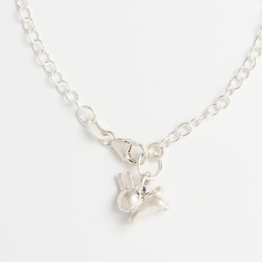 Miffy Leaping Rabbit Charm Bracelet (Sterling Silver)