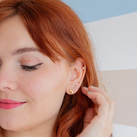 Moomin Stud Earrings (18ct Gold Vermeil)