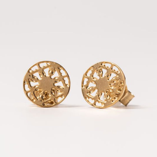 Elizabethan Lace Jewellery Gift Set (18ct Gold Vermeil)