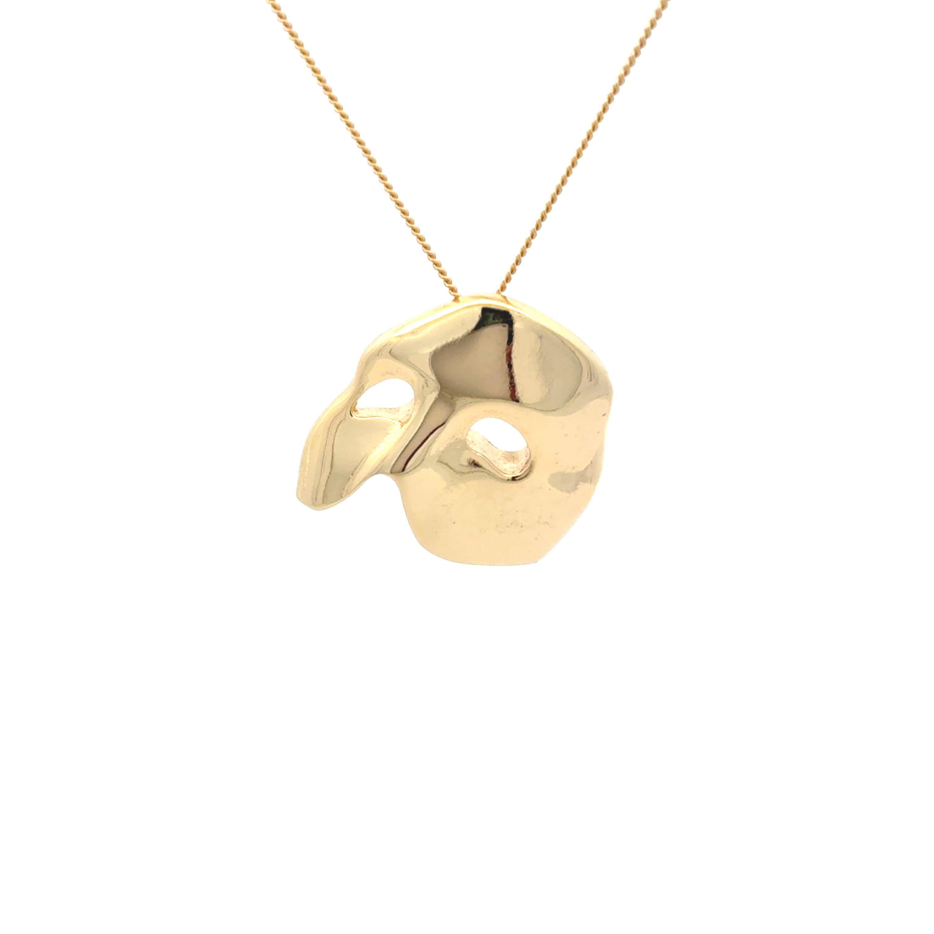 Phantom Large Mask Necklace | 18ct Gold Vermeil | Licensed To