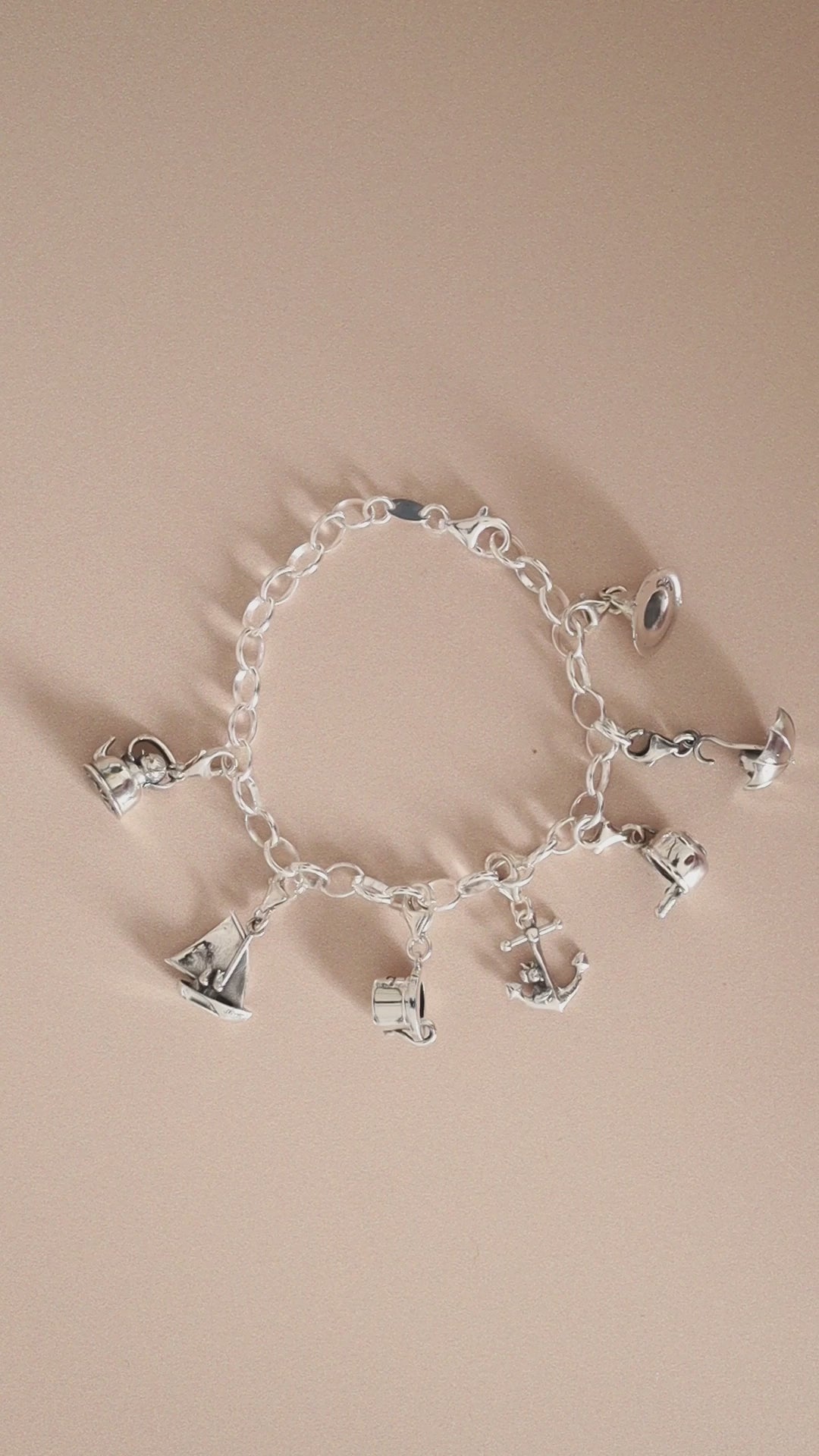 Moomin Sailing Boat Charm (Sterling Silver)