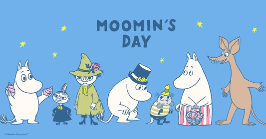 Celebrate Moomin's Day with charming Moomin characters, perfect for fans of Tove Jansson’s beloved world of Moominvalley