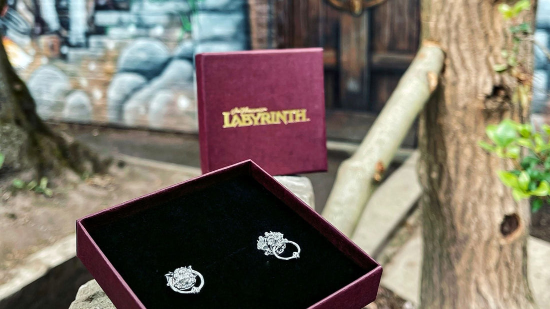 Licensed To Charm Labyrinth Jewellery Gift Box with Sterling Silver Rings – officially licensed collectible jewellery inspired by Jim Henson’s fantasy classic.