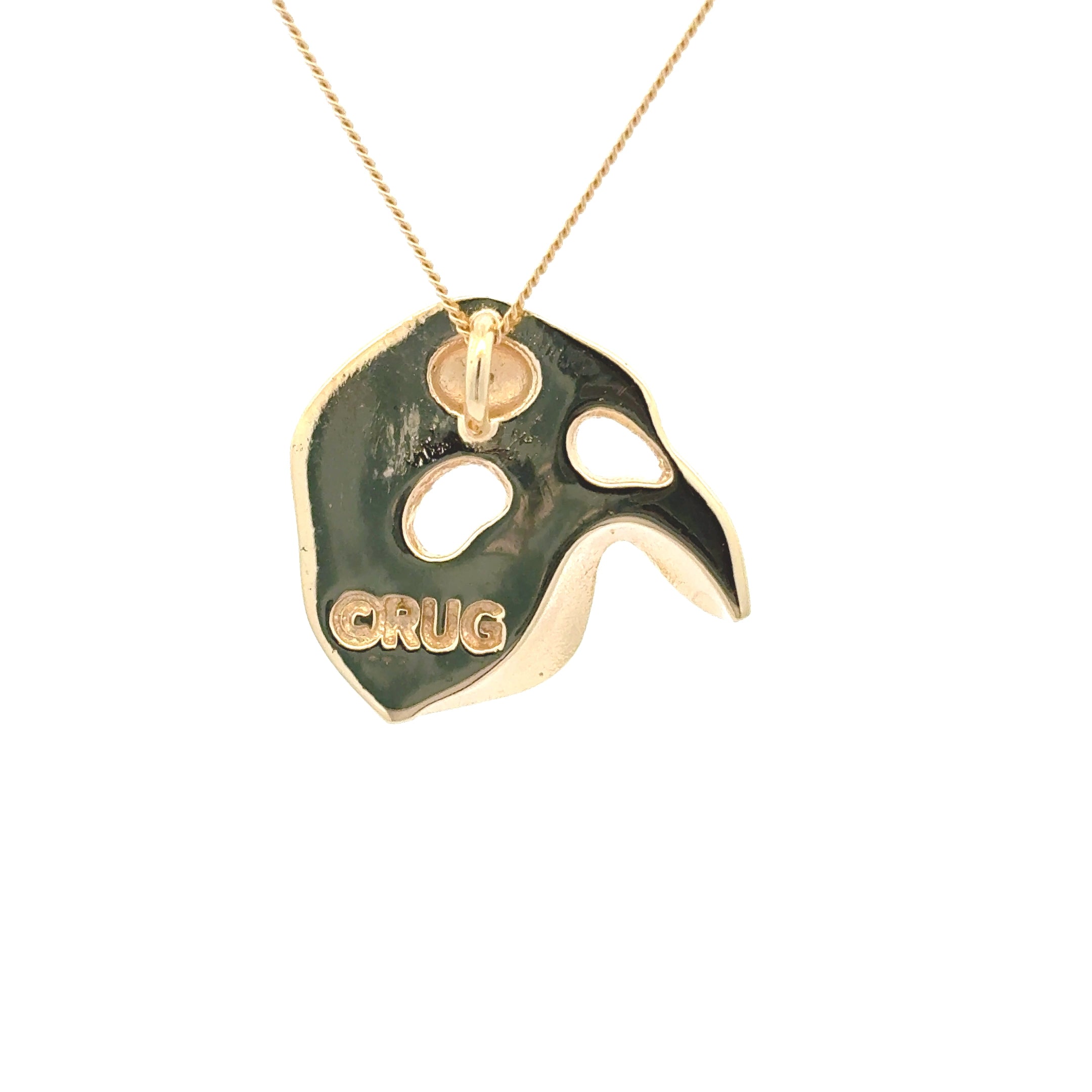 Phantom Large Mask Necklace | 18ct Gold Vermeil | Licensed To