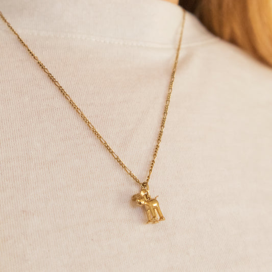 Gromit Necklace (18ct Gold Vermeil)