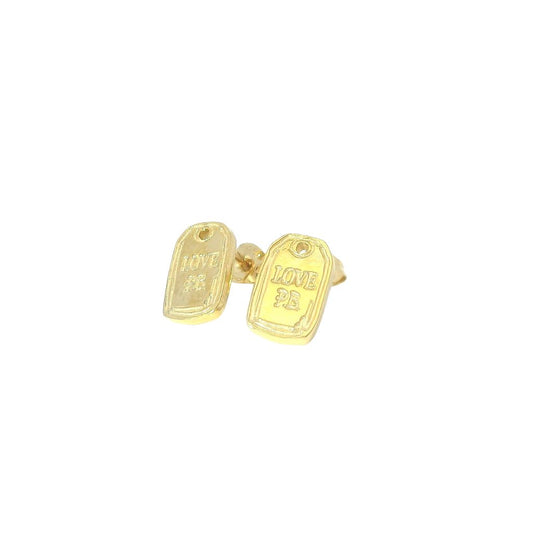 LicensedToCharm_Paddington_LovePB_LuggageTag_Earrings_GoldVermeil