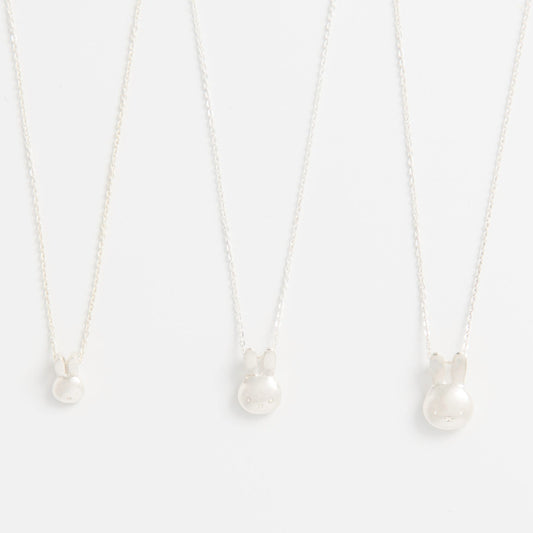 Miffy Large Charm Head Necklace (Sterling Silver)