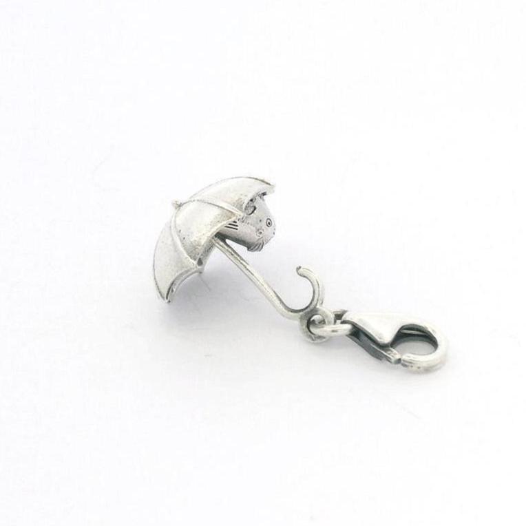 Handmade Moomin Nibling charm in recycled sterling silver, compatible with all major charm bracelets and necklaces