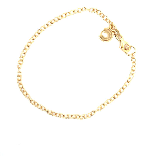 Trace Chain Bracelet (18ct Gold Vermeil)