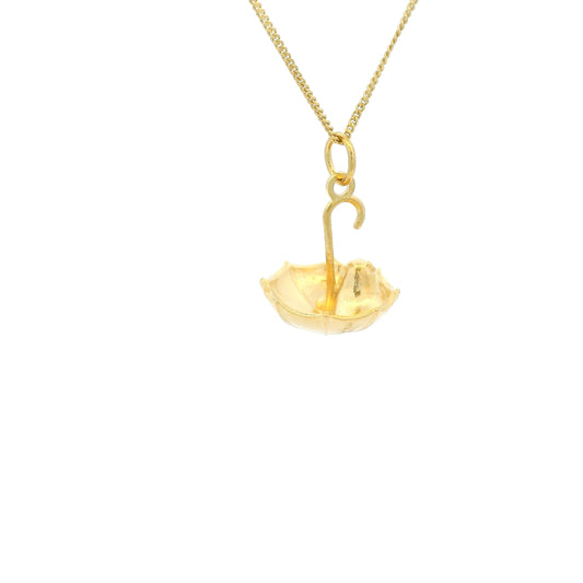 Moomin Nibling Umbrella Necklace (18ct Gold Vermeil)