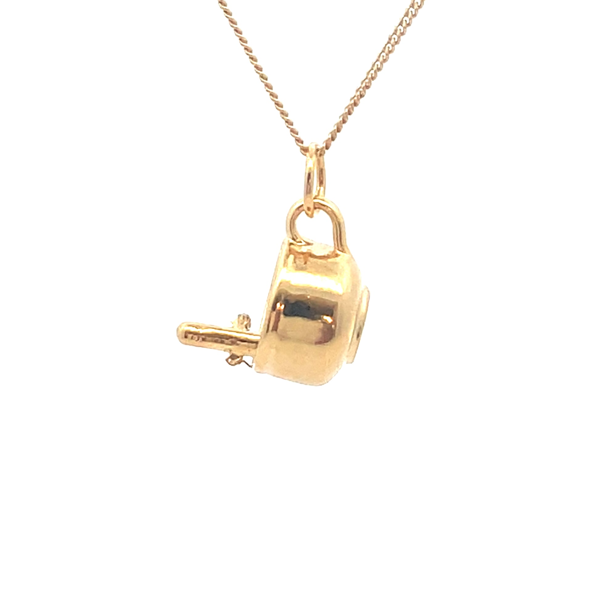 Hattifattener in a Cup Necklace in 18ct gold vermeil – close-up of Moomin charm jewellery