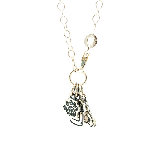 Paddington Bear Triple Charm Bracelet (Sterling Silver)