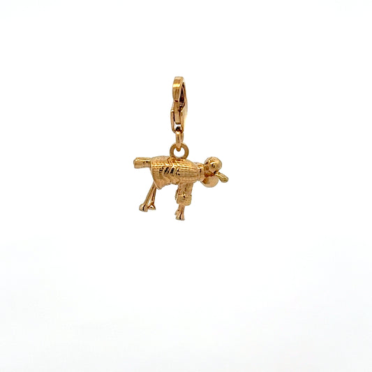 Shaun in a Jumper Clip-On Charm (18ct Gold Vermeil)