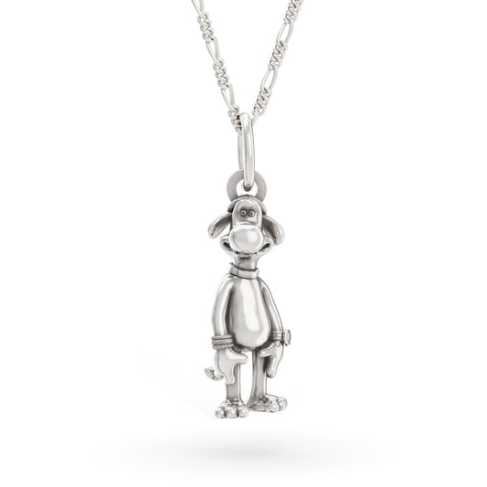 Shaun The Sheep Bitzer Necklace (Sterling Silver)