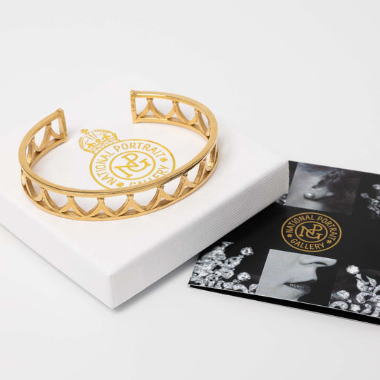 Jubilee Crown Cuff Bracelet (18ct Gold Vermeil)