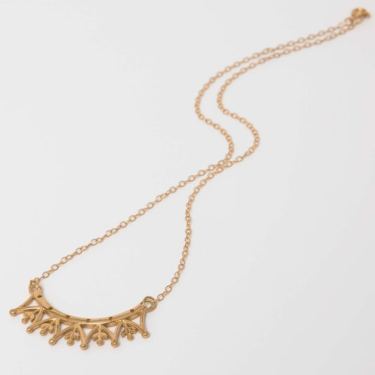 National Portrait Gallery crown gold necklace