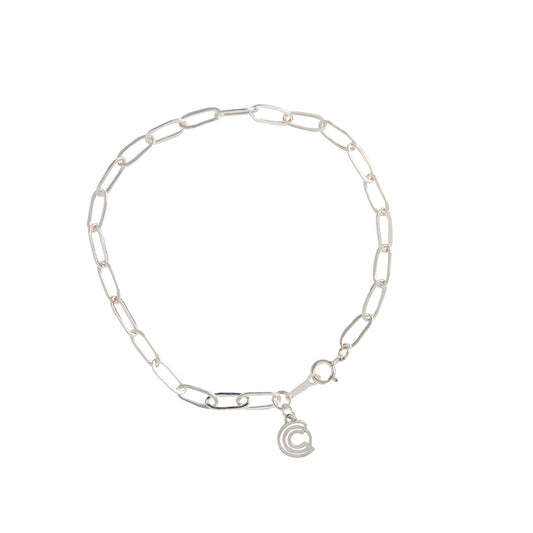 Diamond Cut Oval Chain Bracelet