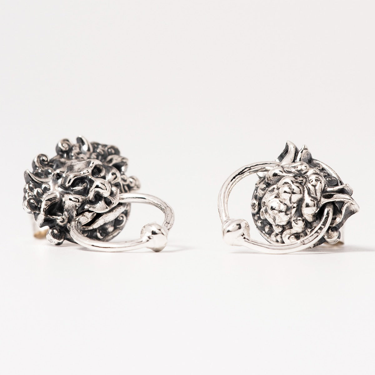 Labyrinth Movie Silver Door Knocker Earrings | Licensed To Charm