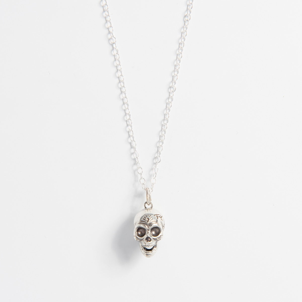 Frida Kahlo Skull Necklace Sterling Silver By Licensed To Charm