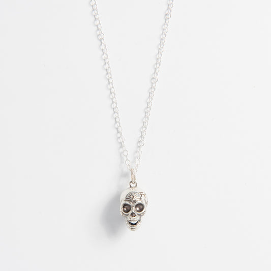 Frida Kahlo Skull Necklace Sterling Silver By Licensed To Charm