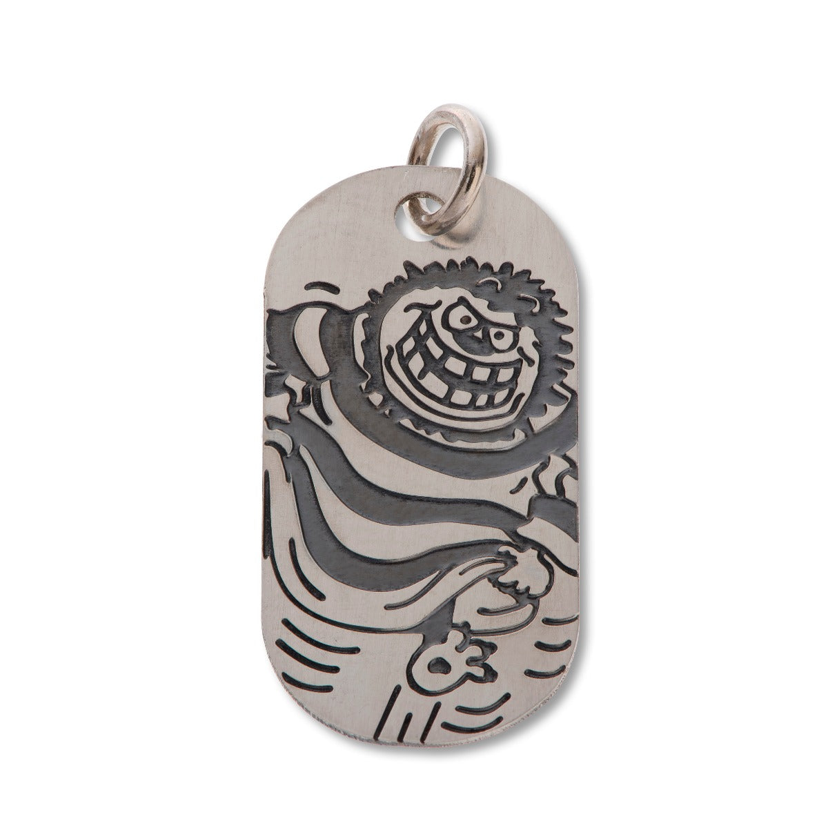 Beano Comic Gnasher Mini Tag Sterling Silver 