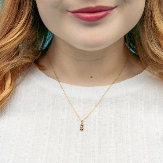 Miffy Mini Head Necklace (18ct Gold Vermeil)