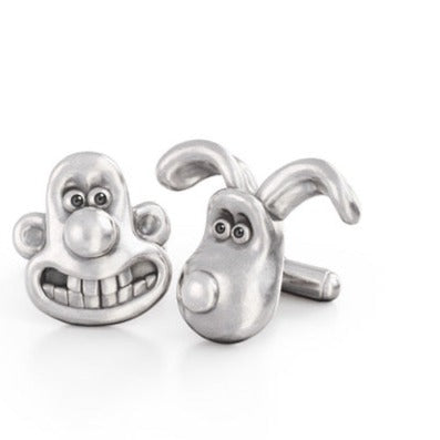Wallace and Gromit Dynamic Duo Men's Cufflinks By Licensed To Charm