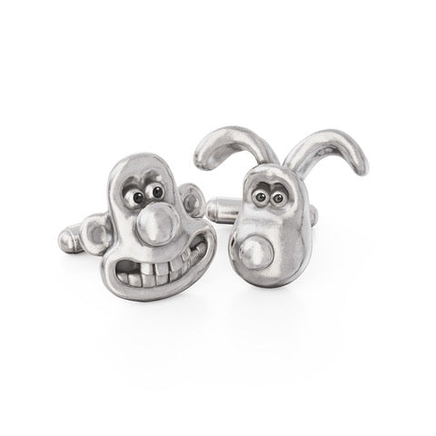 Wallace and Gromit Dynamic Duo Cufflinks